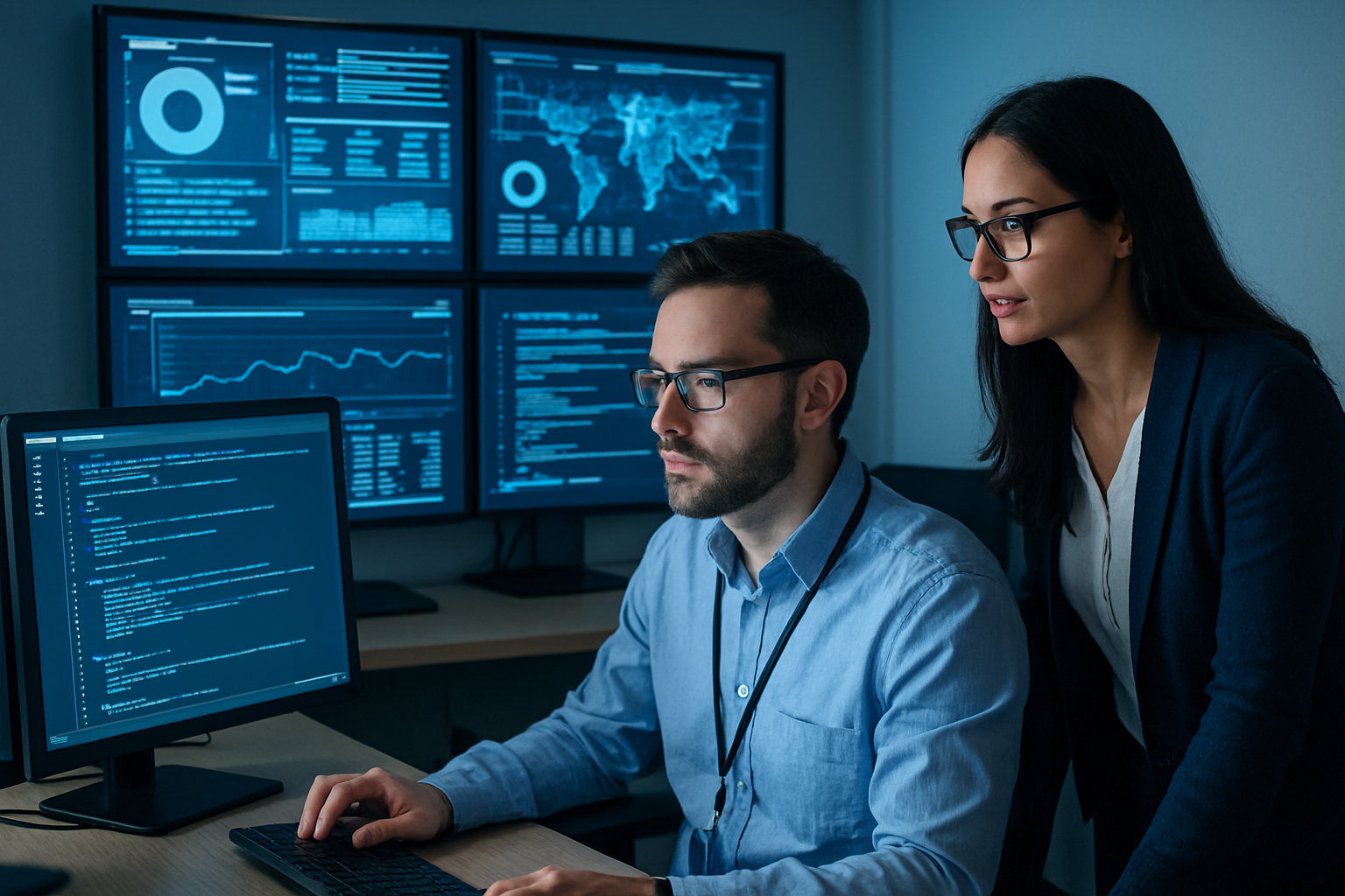 ITSpezialisten berwachen Systeme und untersttzen Unternehmen